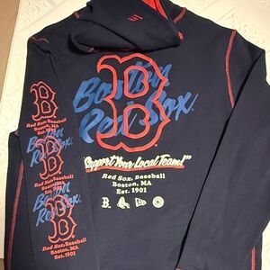 New Era Navy and Red Men's Jacket